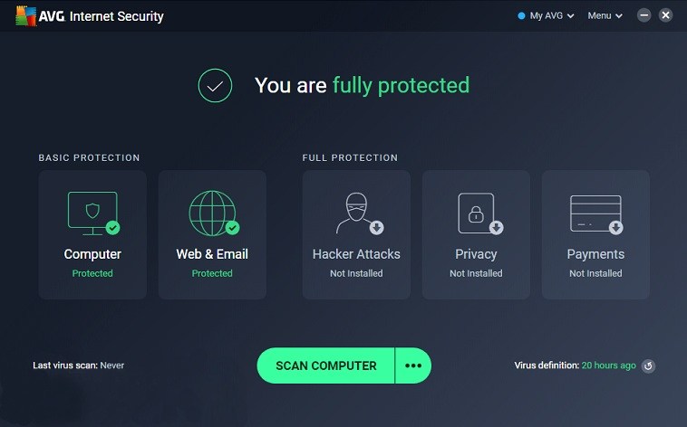avg internet security 2020 download